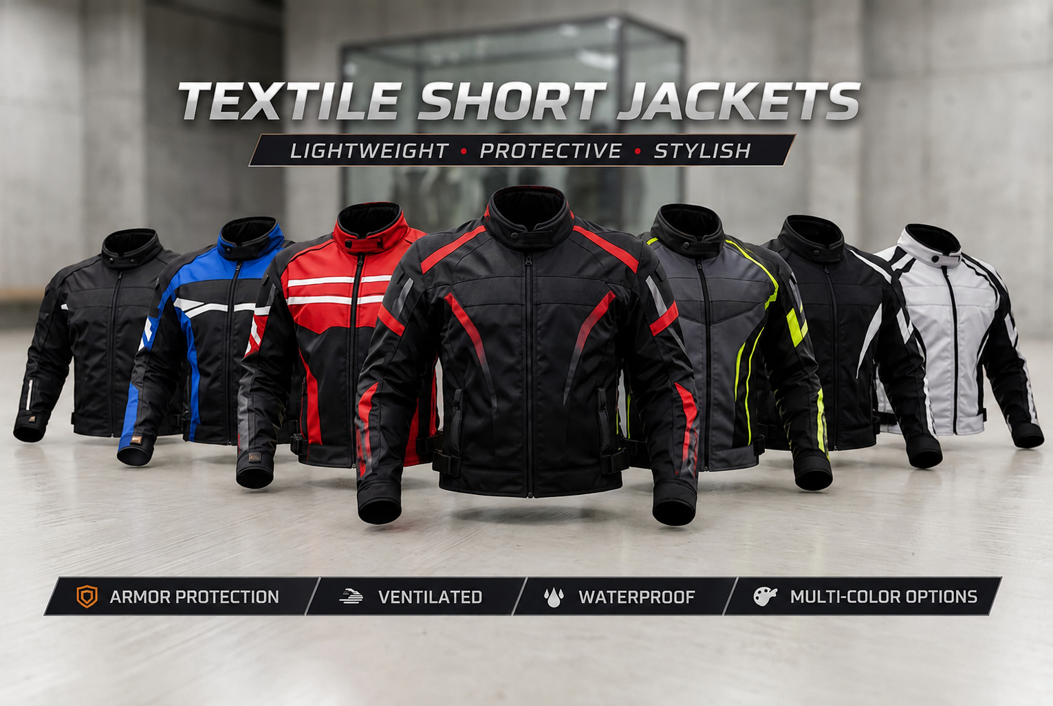 Textile short Jackets