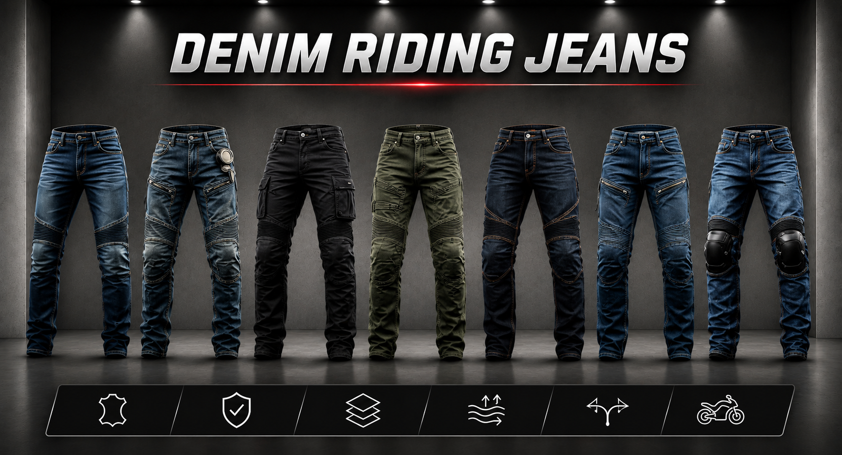 Denim Ridding Jeans