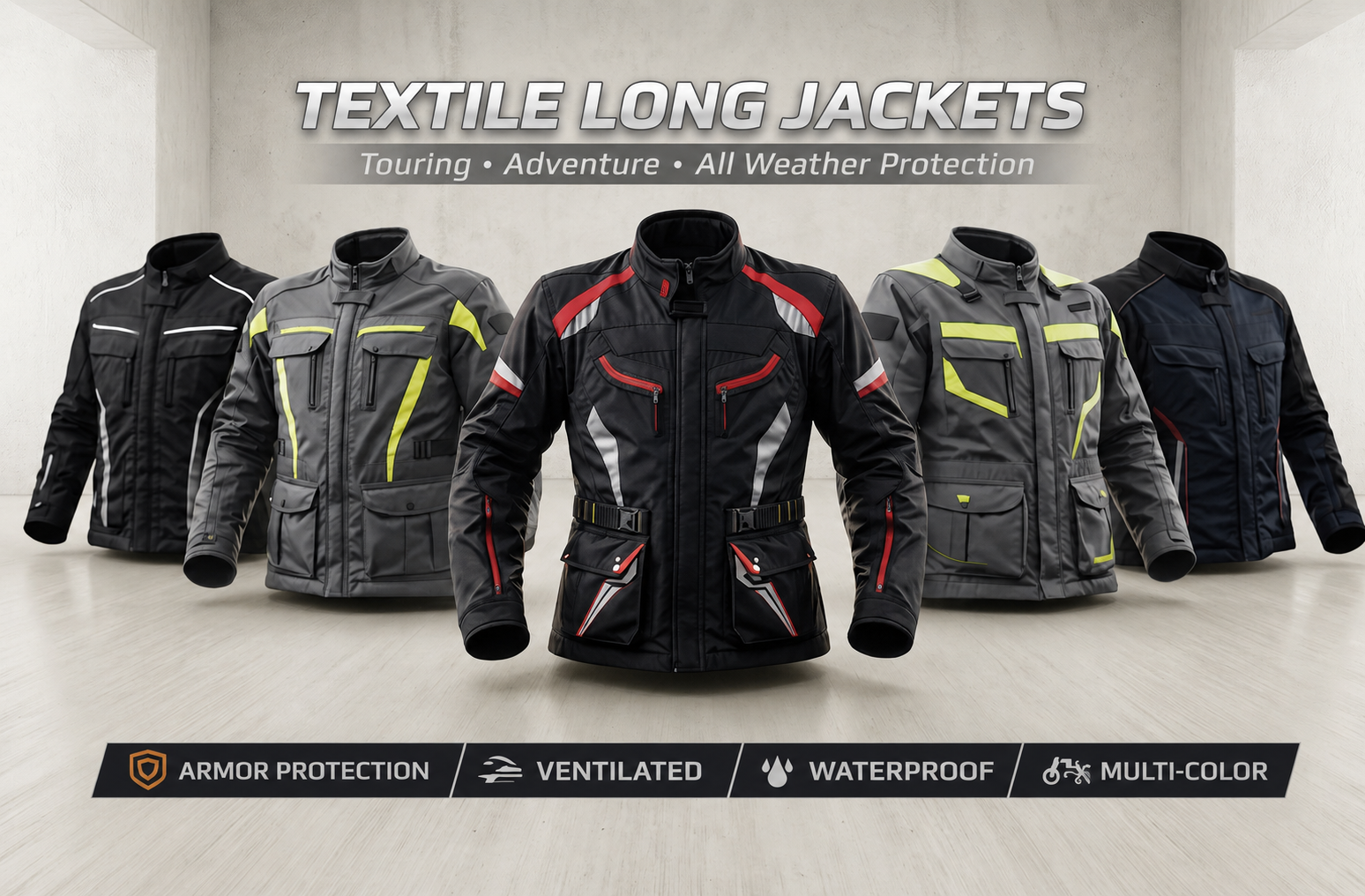 Textile Long Jackets