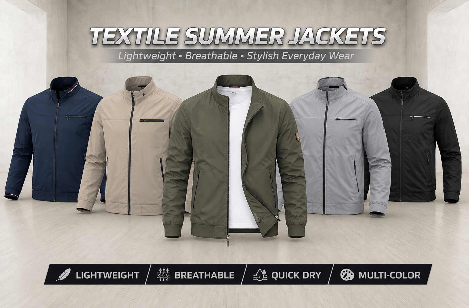 Textile Summer Jackets